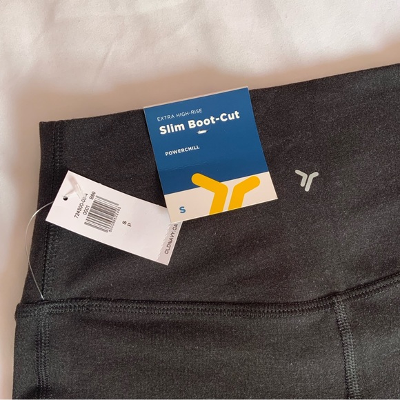 BNWT Old Navy Flare/Slim Boot-Cut High-Waisted Leggings with Pocket (Dark Gray) - Picture 5 of 7